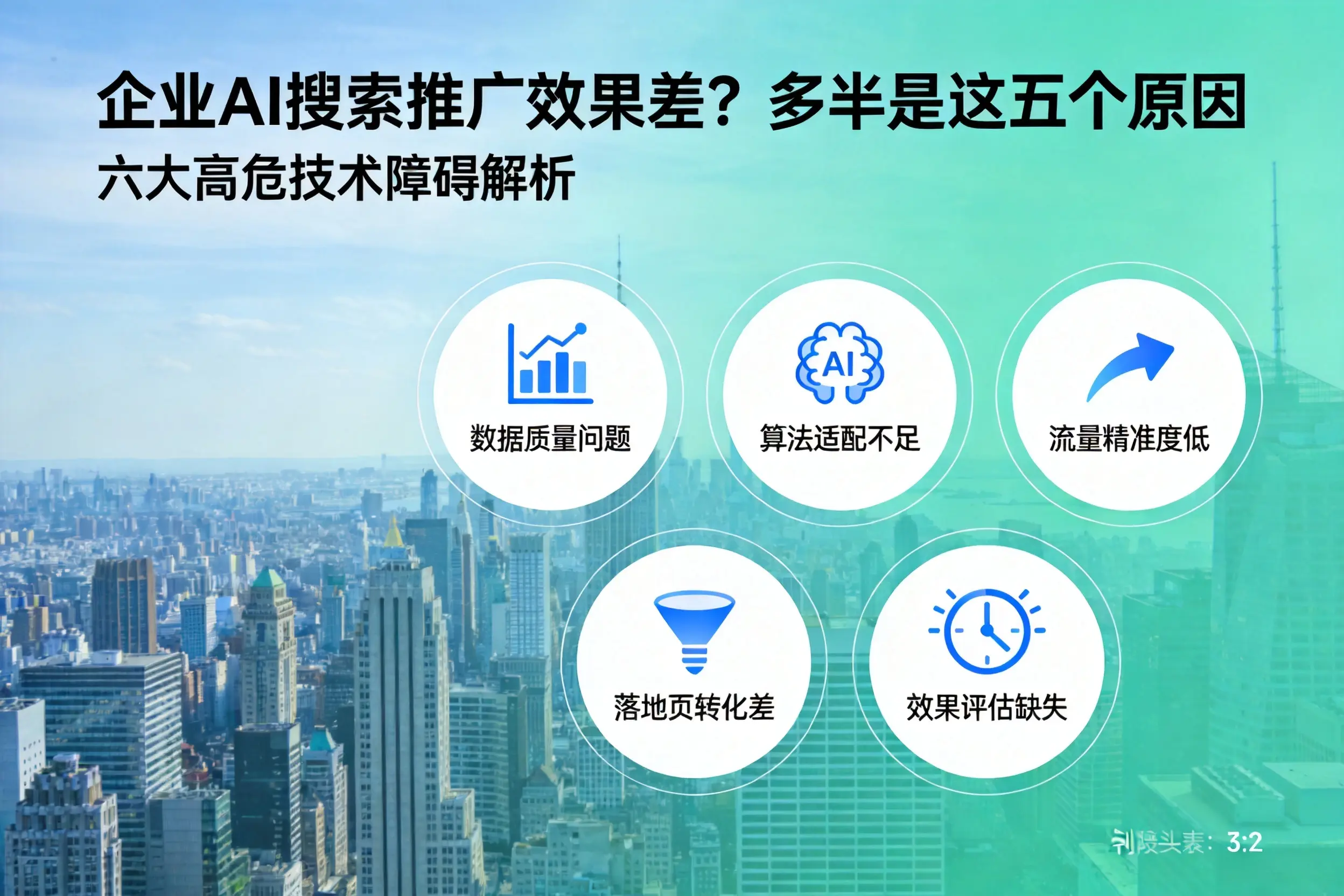 台江企业AI搜索推广效果差?多半是这五个原因